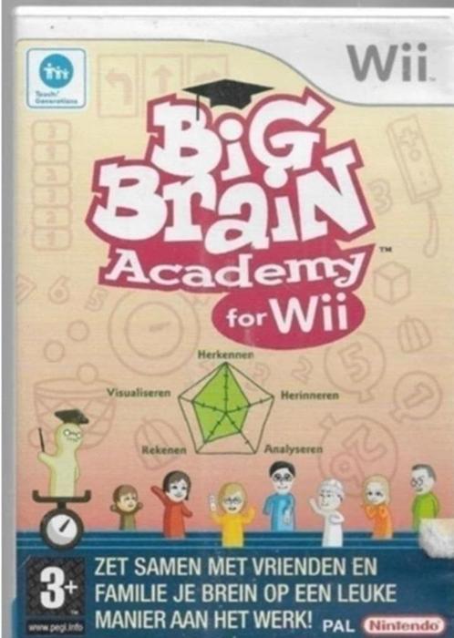 Big Brain Academy for Wii, Spelcomputers en Games, Games | Nintendo Wii, Zo goed als nieuw, Puzzel en Educatief, 3 spelers of meer