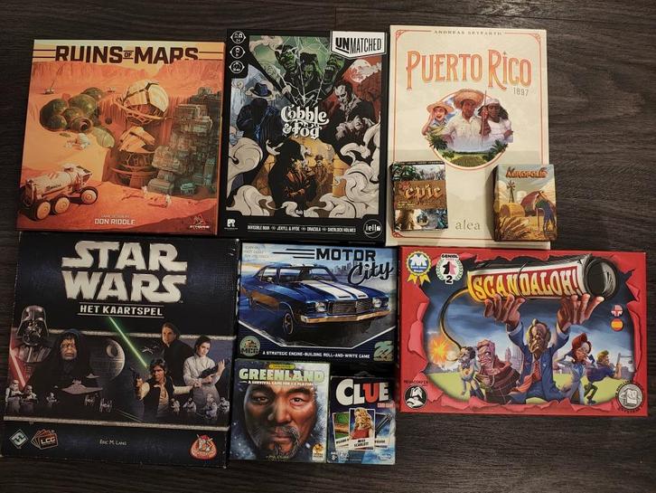 Various interesting Board games (including kick starters), Hobby en Vrije tijd, Gezelschapsspellen | Bordspellen, Zo goed als nieuw