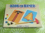 Klok en hamer spel- Het oud Hollandse familie-spel, Nostalgisch Klok en Hamer spel, Vijf spelers of meer, Gebruikt, Ophalen of Verzenden