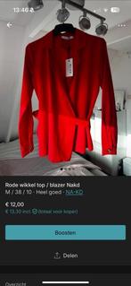 Nak-d rode blouse blazer top, Nieuw, Ophalen of Verzenden, Rood