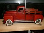 Ford pick up blik incl reservewiel 32 cm breed rood en wit, Ophalen of Verzenden, Nieuw
