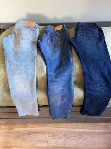 3 Spijkerbroeken Heren Jack&Jones beschikbaar voor biedingen