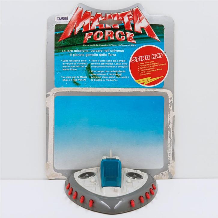 Manta Force Sting Ray Bluebird Toys 1988, Verzamelen, Speelgoed, Zo goed als nieuw, Ophalen of Verzenden