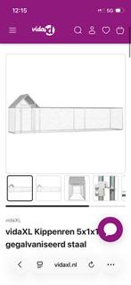 Lange gegalvaniseerd staal kippenren, Ophalen, Kippenhok of Kippenren