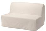 Hoes IKEA Lycksele 2 persoons slaapbank gratis op te halen, Ophalen, Gebruikt, Beige, Tweepersoons