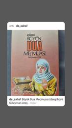 Buyuk Dua Mecmuasi; Suleyman Ates, Verzenden, Gelezen