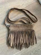Suede schoudertasje, ongebruikt, Ophalen of Verzenden, Nieuw, Bruin, Schoudertasje