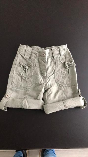 Bakkaboe oprolbaar broekje maat 68 groen korte broek beschikbaar voor biedingen