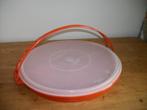 Tupperware Hapjesschaal met Hengsel ( oranje ), Huis en Inrichting, Keuken | Tupperware, Ophalen of Verzenden, Gebruikt, Oranje