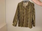 Blouse Ulla Popken maat 54/56 lange mouwen, Ophalen of Verzenden, Zo goed als nieuw, Blauw, Blouse of Tuniek