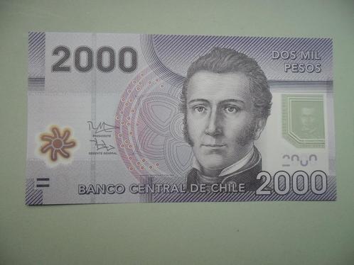 Chili #162d [2014] / 2000 pesos UNC, Postzegels en Munten, Bankbiljetten | Amerika, Los biljet, Zuid-Amerika, Verzenden