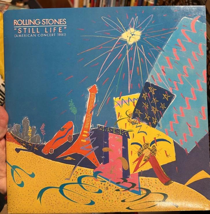 Rolling Stones: Still Life (klaphoes, poster) Lp, Cd's en Dvd's, Vinyl | Rock, Zo goed als nieuw, Poprock, 12 inch, Ophalen of Verzenden