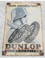 Emaille reclamebord porcelain Dunlop, Verzenden