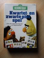 Sesamstraat spel kwartet- en zwarte piet spel oud!, Ophalen of Verzenden, Gebruikt