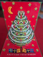 Pop up kaart, kerstboom, voor het kind, Verzamelen, Ansichtkaarten | Themakaarten, Ophalen of Verzenden, 1980 tot heden, Gelopen