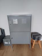 Grijs gelakt lockerkastje van Ikea, Ophalen, Zo goed als nieuw, Industrieel