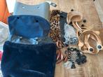 O Bag met veel accessoires, Sieraden, Tassen en Uiterlijk, Tassen | Damestassen, Ophalen of Verzenden, Zo goed als nieuw, Overige kleuren