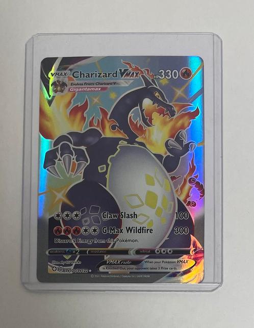 Charizard VMAX SV107/SV122 – Shiny Secret Rare – Mint Staat!, Hobby en Vrije tijd, Verzamelkaartspellen | Pokémon, Zo goed als nieuw