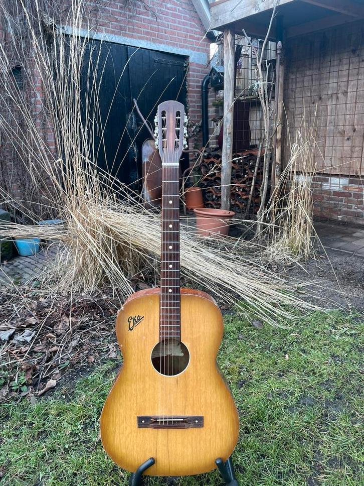 Eko gitaar 60s (project), Muziek en Instrumenten, Snaarinstrumenten | Gitaren | Akoestisch, Zo goed als nieuw, Western- of Steelstringgitaar