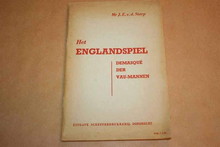 Het Englandspiel - Oude uitgave 1948 !!, Boeken, Geschiedenis | Vaderland, Gelezen, Ophalen of Verzenden