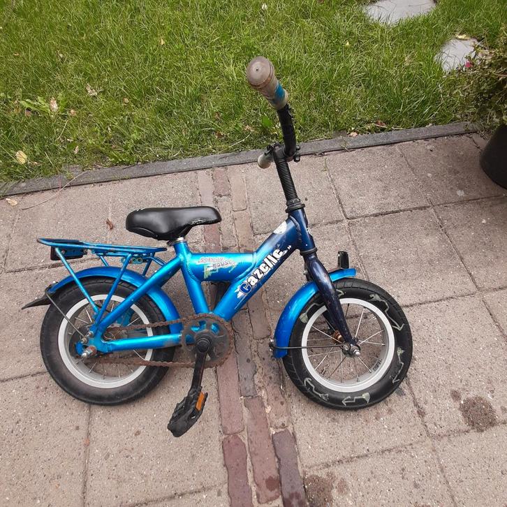 Gazelle Kinderfietsje 12 inch, Fietsen en Brommers, Fietsen | Kinderfietsjes, Gebruikt, Minder dan 16 inch, Zijwieltjes, Ophalen