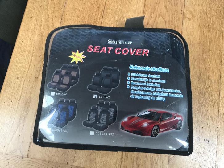 Universele stoelhoezen v auto grijs, Auto diversen, Auto-accessoires, Zo goed als nieuw, Ophalen of Verzenden