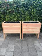 Hoge Douglas plantenbak - 90x35x90, Tuin en Terras, Bloembakken en Plantenbakken, Ophalen, Nieuw, Vierkant, Hout