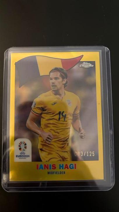 Ianis Hagi Euro 2024 Trading Card #003/125, Verzamelen, Sportartikelen en Voetbal, Zo goed als nieuw, Spelerskaart, Buitenlandse clubs