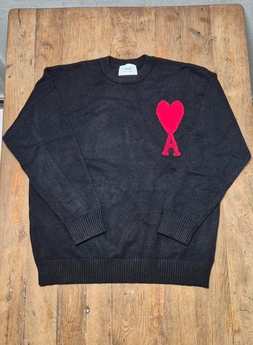 Ami paris trui zwart (maat M) beschikbaar voor biedingen