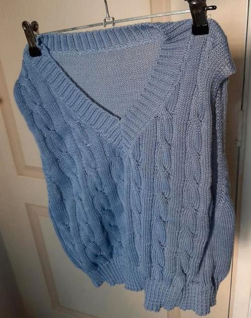Gebreid vest gilet spencer Shein, Kleding | Dames, Truien en Vesten, Nieuw, Maat 36 (S), Blauw, Ophalen of Verzenden