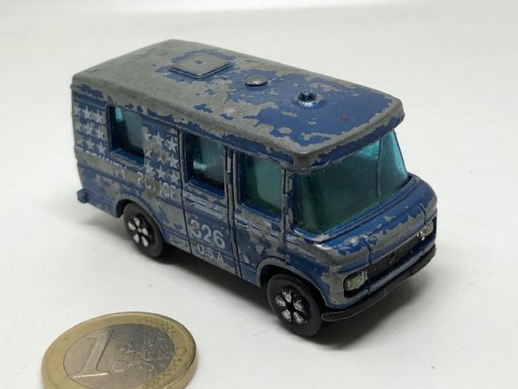 Mercedes 508 Politiebus, PlayArt VERKOCHT, Hobby en Vrije tijd, Modelauto's | Overige schalen, Gebruikt, Bus of Vrachtwagen, Ophalen of Verzenden