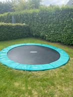 BERG Airflow 380cm In/Flatground Trampoline met afdekzeil, Kinderen en Baby's, Speelgoed | Buiten | Trampolines, Ophalen, Gebruikt