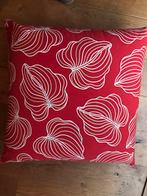 Grote rode kussen 70x70 cm, Ophalen of Verzenden, Zo goed als nieuw, Rood, Vierkant