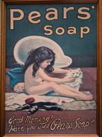 Leuk vintage Pears soap reclamebord hout., Verzamelen, Ophalen, Zo goed als nieuw, Reclamebord