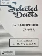 Selected Duets for Saxophone - Volume I, Ophalen of Verzenden, Gebruikt, Les of Cursus, Saxofoon