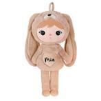 Knuffel/Pop met naam | Metoo Beige Rabbit 50 CM, Ophalen of Verzenden