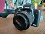 Canon eos m50, 15-45mm objectief en toebehoren, Ophalen of Verzenden, Zo goed als nieuw, Canon