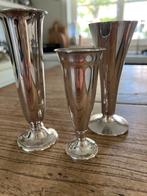 Antieke zilveren vaasjes, Ophalen of Verzenden