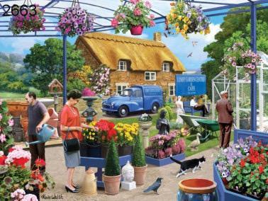 Otter House - At the Garden Centre - 1000 stukjes, Hobby en Vrije tijd, Denksport en Puzzels, Nieuw, Legpuzzel, 500 t/m 1500 stukjes