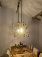 Twee rotan hanglampen – Inclusief LED bulbs, Ophalen, Zo goed als nieuw, Minder dan 50 cm