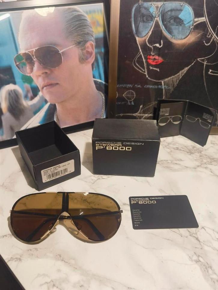 Origineel opvouwbare porsche design zonnebril met echtheid c, Sieraden, Tassen en Uiterlijk, Zonnebrillen en Brillen | Heren, Zo goed als nieuw