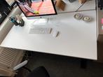 Wit ikea trotten zit/sta bureau, 160x80, Ophalen, Zo goed als nieuw