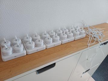 5 sets van 4 oplaadbare waxinelichtjes, compleet, NIEUW!  beschikbaar voor biedingen