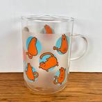 Theeglas rode kater, ., Overige typen, Ophalen of Verzenden, Zo goed als nieuw