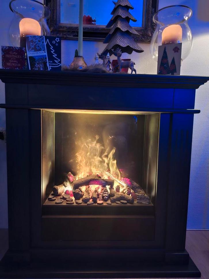 Sfeerhaard - Elektrische haard Opti-Myst Faber Gala, Huis en Inrichting, Haarden, Zo goed als nieuw, Elektrische haard, Ophalen