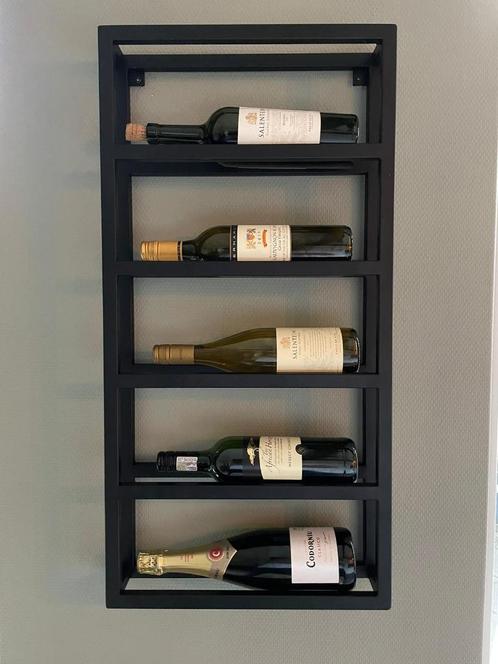 Stalen wijnrekken op maat, Huis en Inrichting, Woonaccessoires | Wijnrekken, Nieuw, 75 cm of meer, Metaal, 5 tot 15 flessen, Ophalen of Verzenden