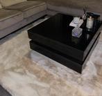 Zwarte salontafel, Ophalen, 100 tot 150 cm, 50 tot 100 cm, Zo goed als nieuw