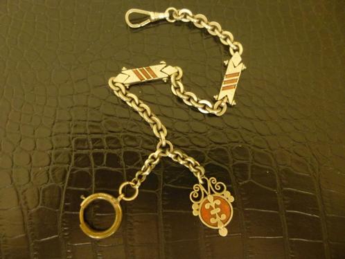 Antieke Horlogeketting  Jakob Bengel, Sieraden, Tassen en Uiterlijk, Antieke sieraden, Ketting, Overige materialen, Ophalen of Verzenden