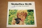 Zeldzame folder - Rolleiflex SL26 Camera - 1969 !!, Ophalen of Verzenden, Zo goed als nieuw