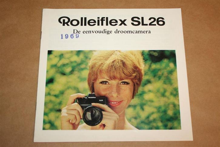 Zeldzame folder - Rolleiflex SL26 Camera - 1969 !!, Boeken, Catalogussen en Folders, Zo goed als nieuw, Ophalen of Verzenden